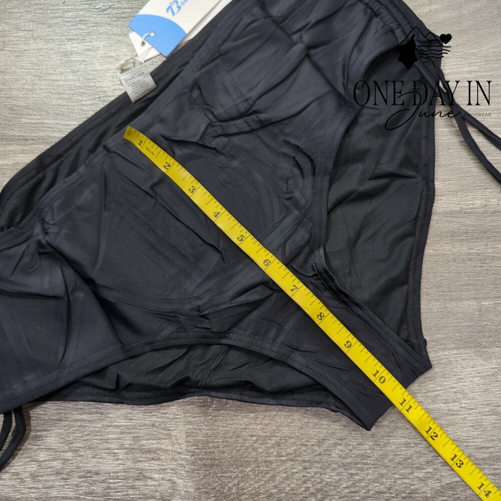 Bonneuitbebe Drawstring Bikini Bottom Size L - Picture 4 of 5